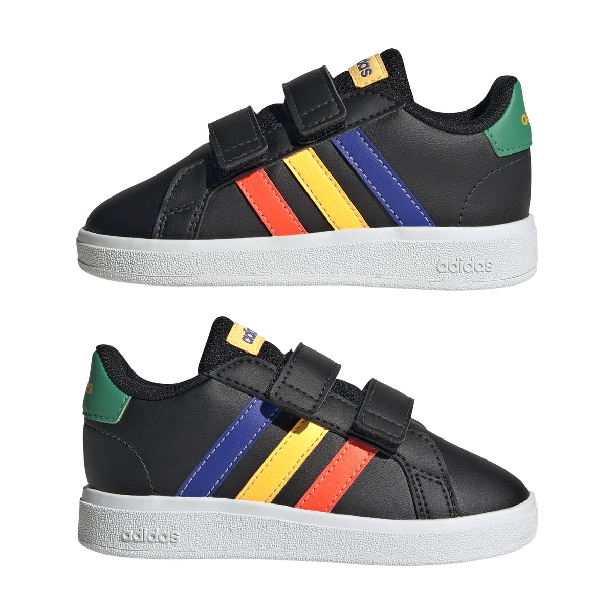 Adidas Scarpe Grand Court Lifestyle Hook and Loop Nero