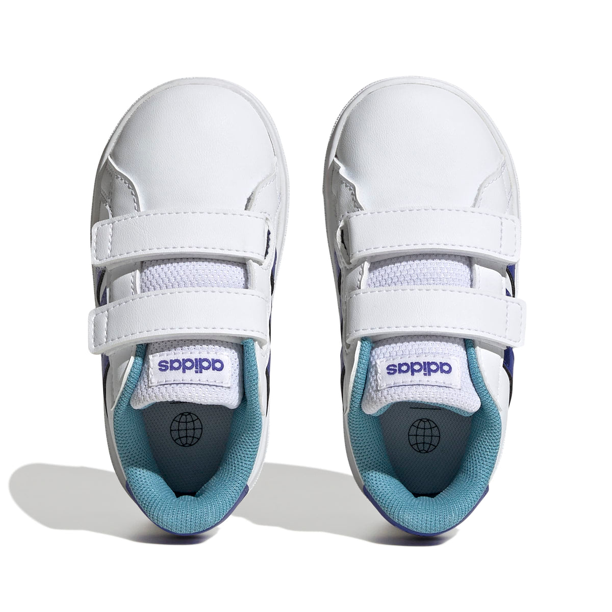 Adidas Scarpe Grand Court Lifestyle Hook and Loop Bianco