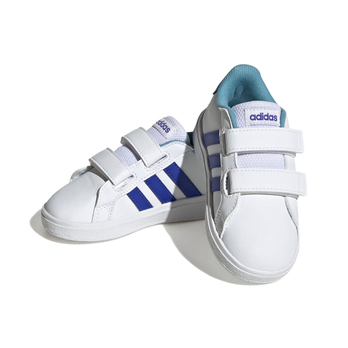 Adidas Scarpe Grand Court Lifestyle Hook and Loop Bianco