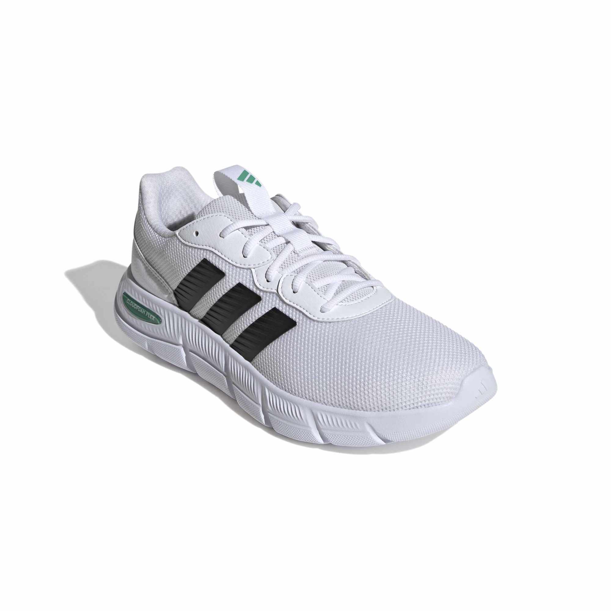 Scarpe Cloudfoam Flex Laces - Bianco / Nero / Verde