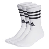 Calze 3-Stripes Cushioned (3 Paia) - Bianco