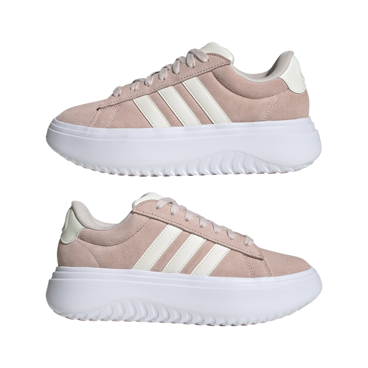 Adidas Scarpe Grand Court Platform Rosa