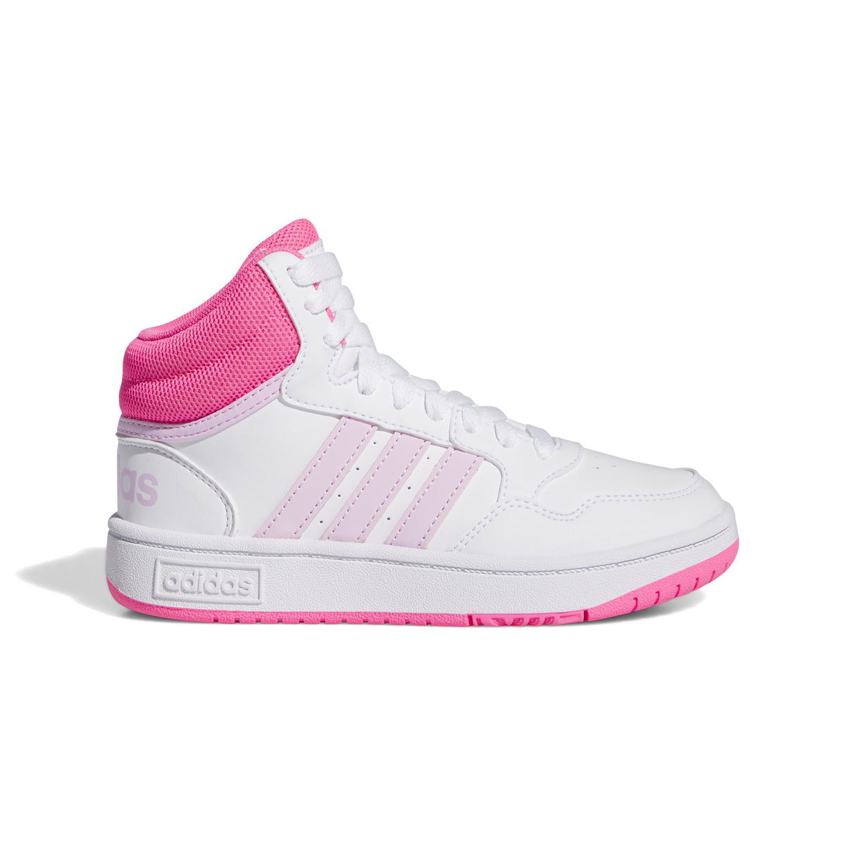 Adidas Scarpe Hoops Mid Bianco