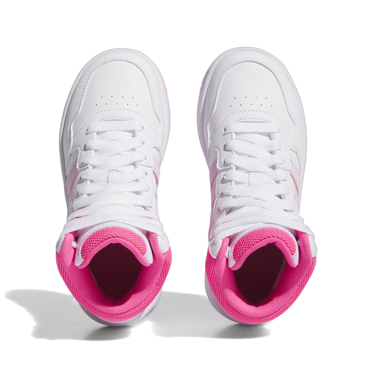 Adidas Scarpe Hoops Mid Bianco