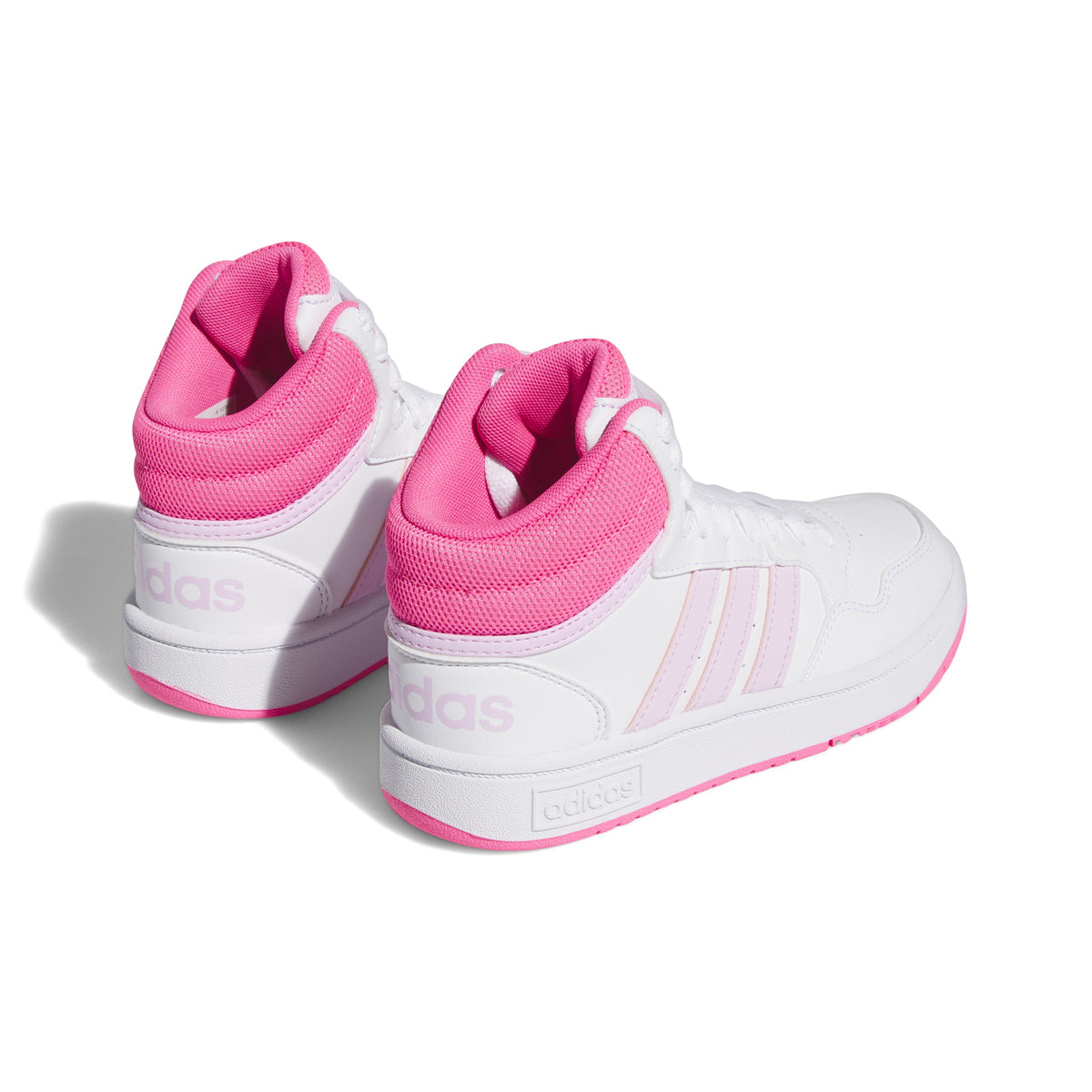 Adidas Scarpe Hoops Mid Bianco