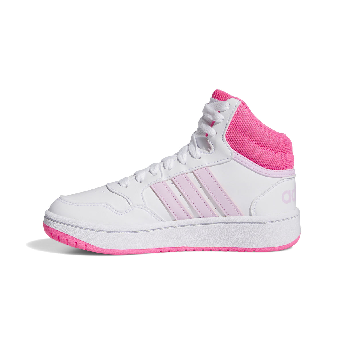 Adidas Scarpe Hoops Mid Bianco
