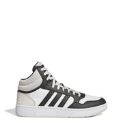 Adidas Scarpe Hoops 3.0 Mid Lifestyle Basketball Classic Vintage Bianco