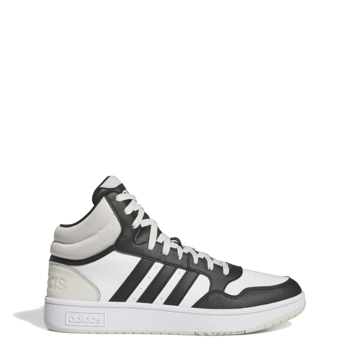 Adidas Scarpe Hoops 3.0 Mid Lifestyle Basketball Classic Vintage Bianco