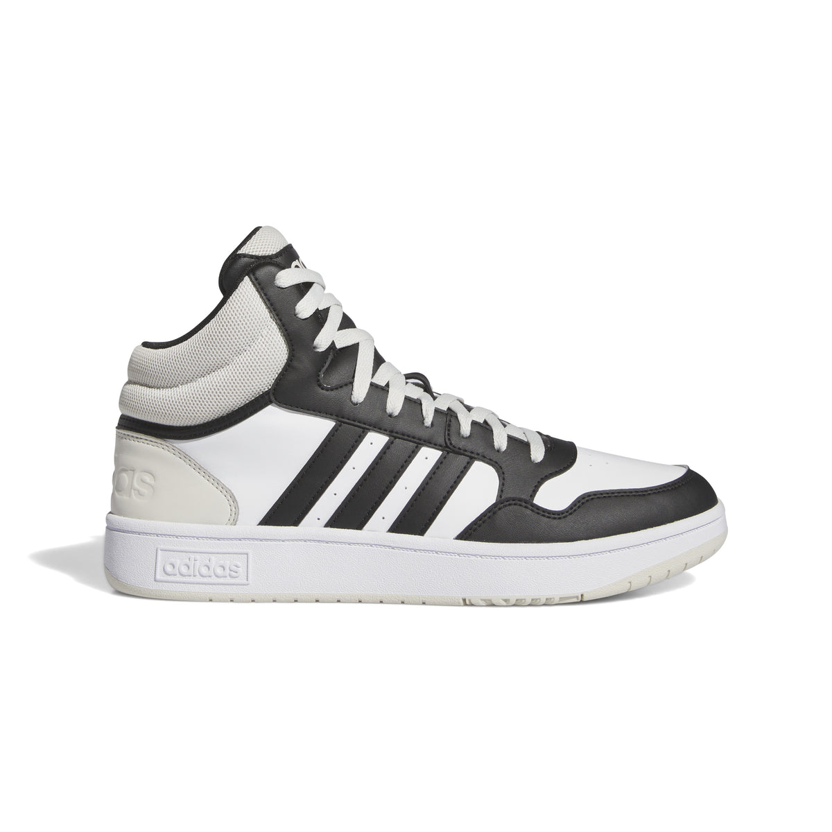 Adidas Scarpe Hoops 3.0 Mid Lifestyle Basketball Classic Vintage Bianco