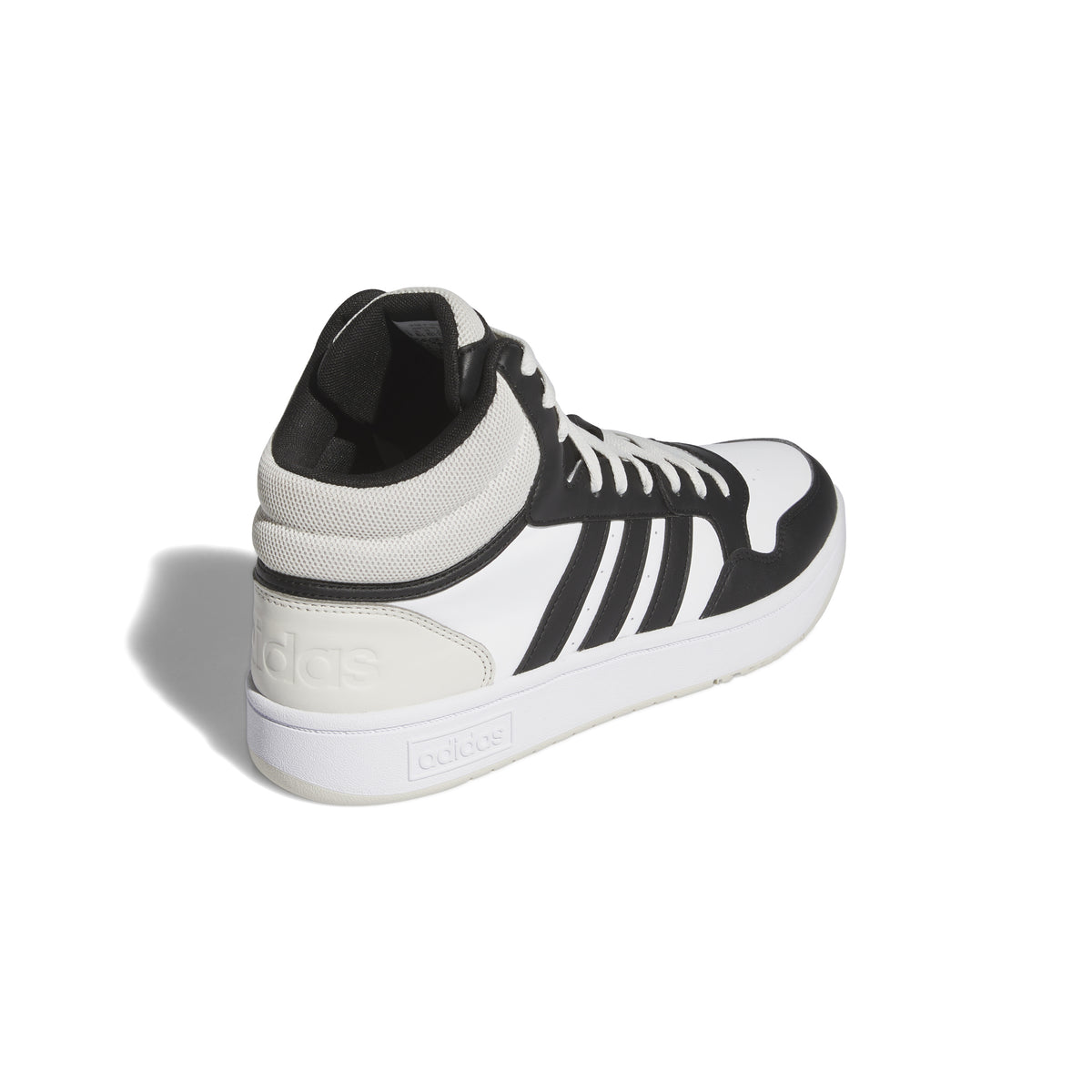 Adidas Scarpe Hoops 3.0 Mid Lifestyle Basketball Classic Vintage Bianco