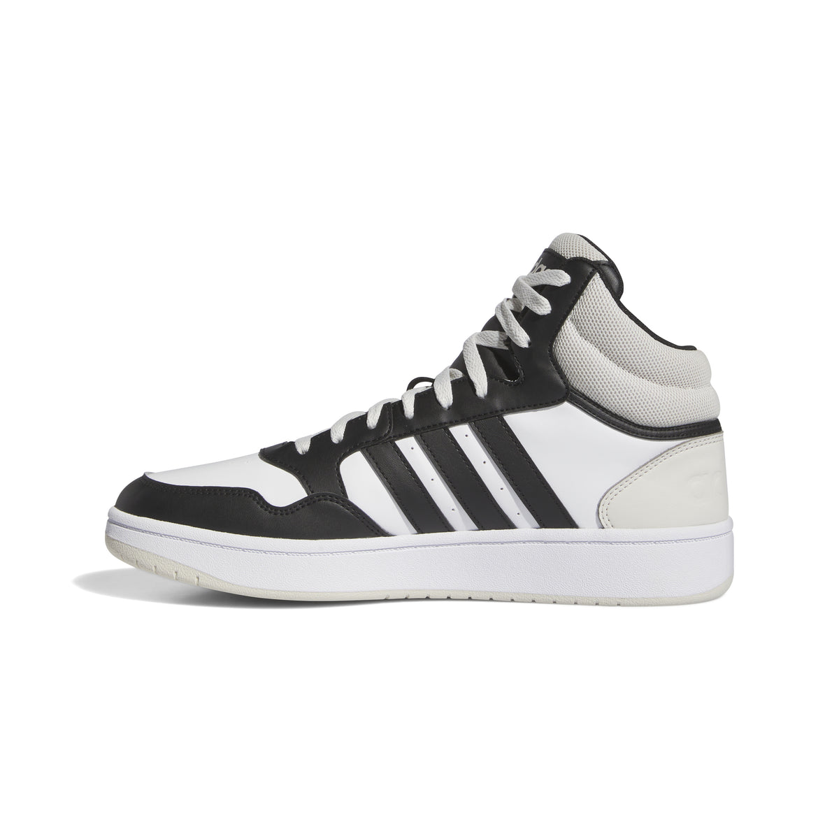 Adidas Scarpe Hoops 3.0 Mid Lifestyle Basketball Classic Vintage Bianco