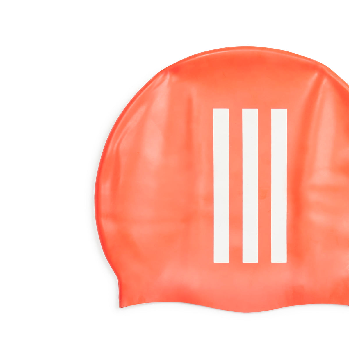 Adidas Cuffia da Nuoto 3-Stripes Rosso