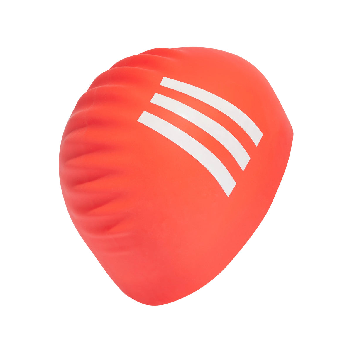 Adidas Cuffia da Nuoto 3-Stripes Rosso