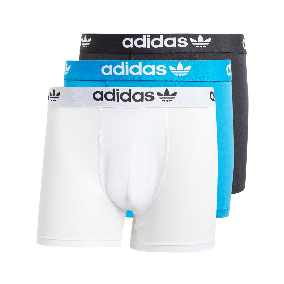 Adidas Boxer Comfort Flex Cotton 3-Stripes Nero