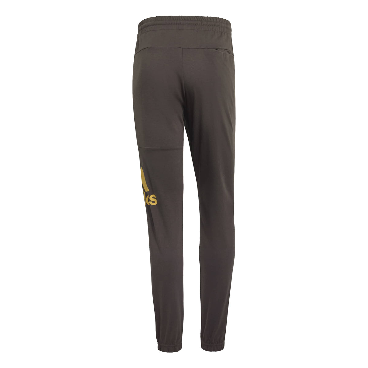 Adidas Pantaloni Essentials Single Jersey Tapered Badge of Sport Marrone
