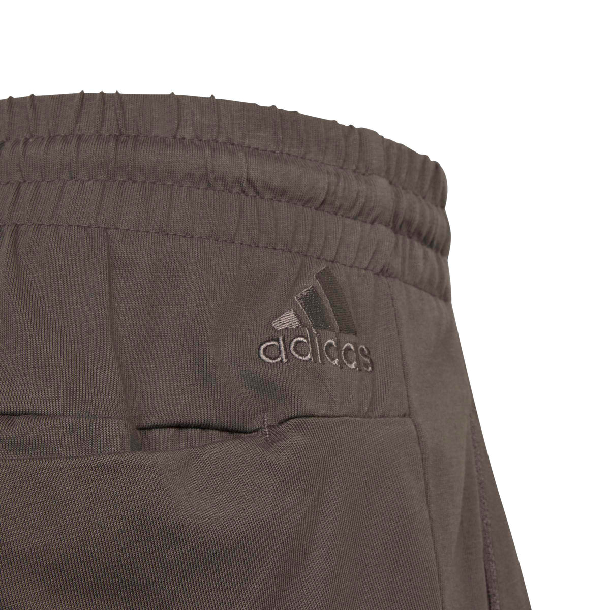 Adidas Pantaloni Essentials Single Jersey Tapered Badge of Sport Marrone