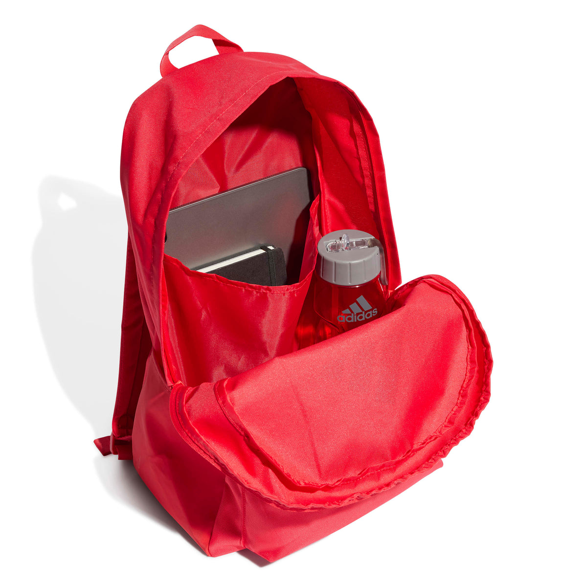 Adidas Zaino Classic 3 Bar Logo Rosso