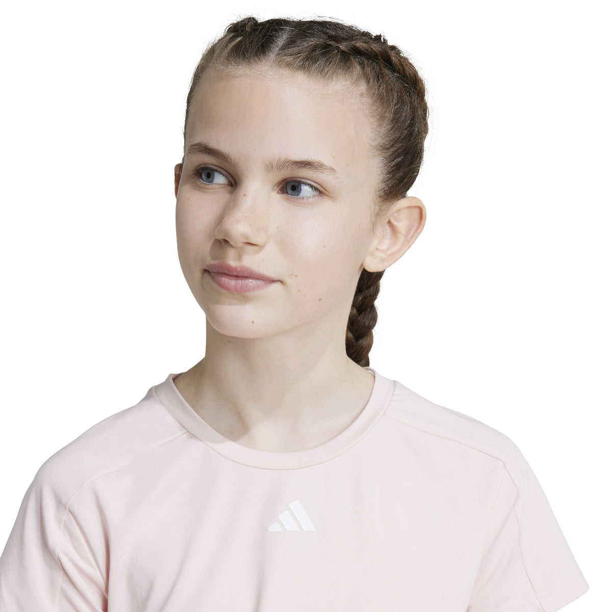 Adidas Completo Train Essentials Tee and Shorts Junior Rosa
