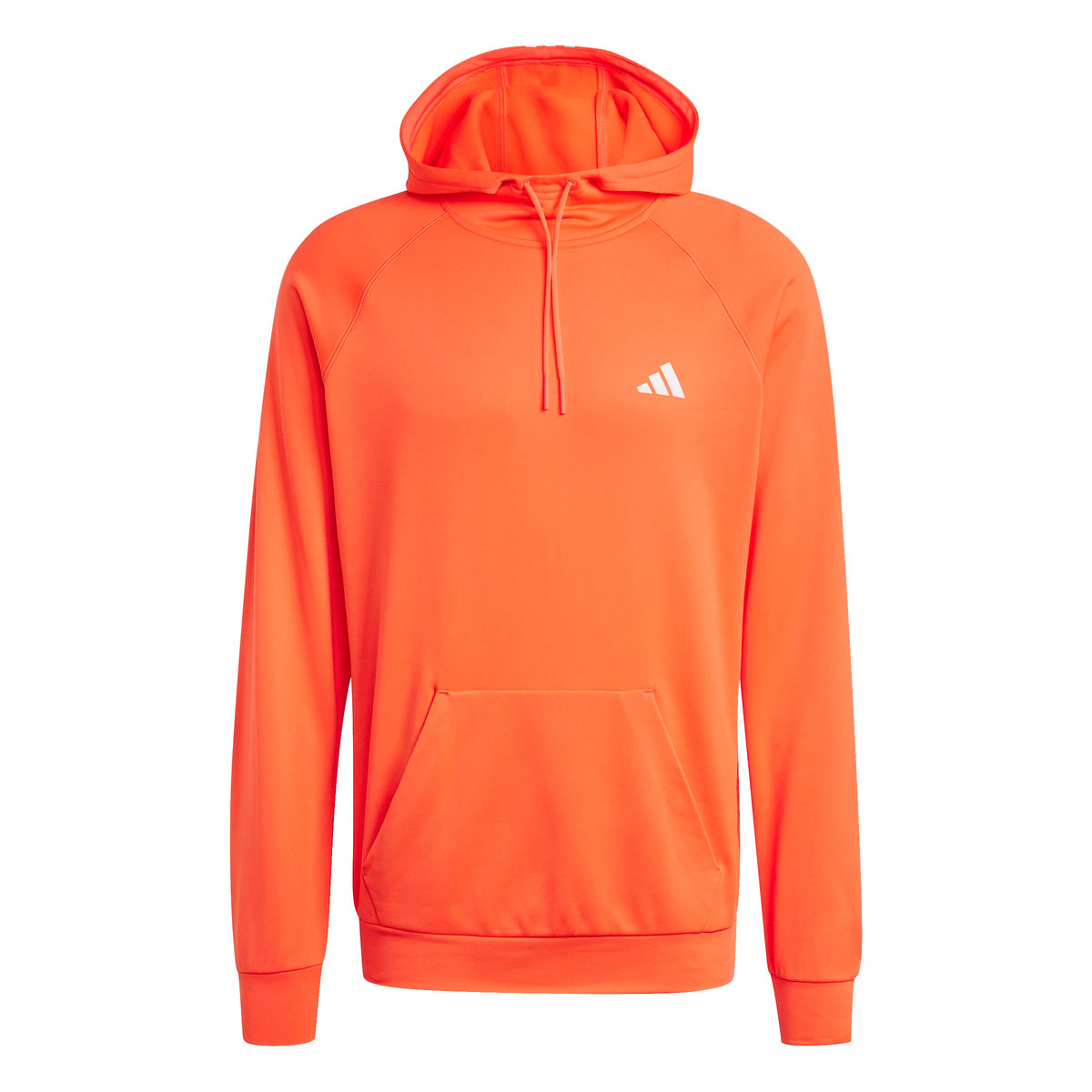 Adidas Felpa con Cappuccio da Allenamento Game and Go Small Logo 3-Stripes Rosso