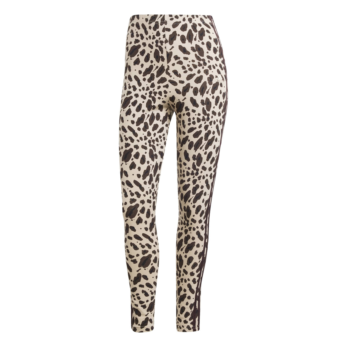 Adidas Leggings Essentials 3-Stripes Animal Print Marrone