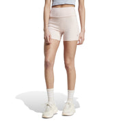 Adidas Short Lounge Ribbed High-waist Bike Rosa