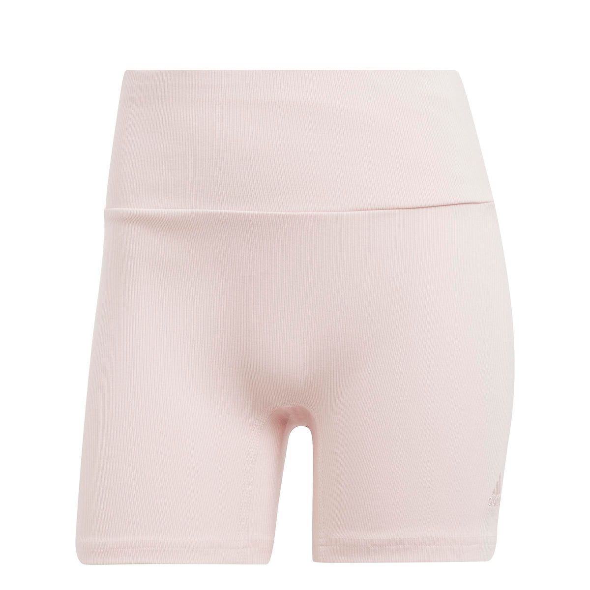 Adidas Short Lounge Ribbed High-waist Bike Rosa