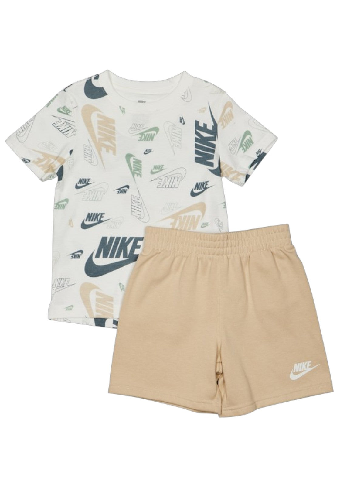 Completo Sport B NSW AOP (T-Shirt + Shorts) Baby - Arancione