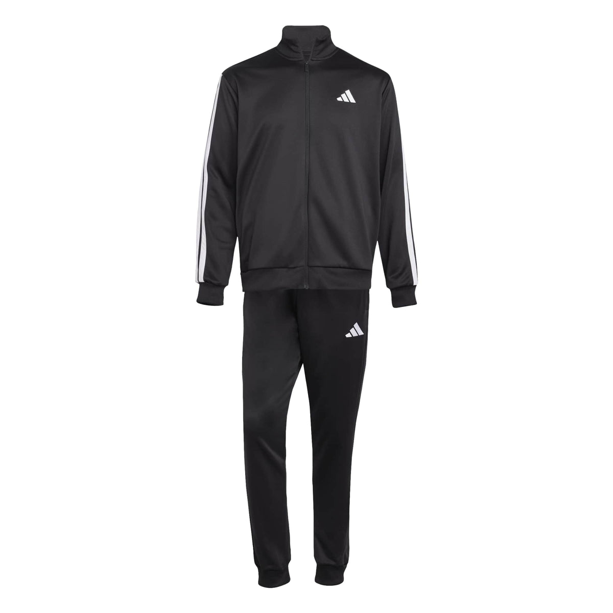 Tuta in French Terry con le 3 Strisce - Nero