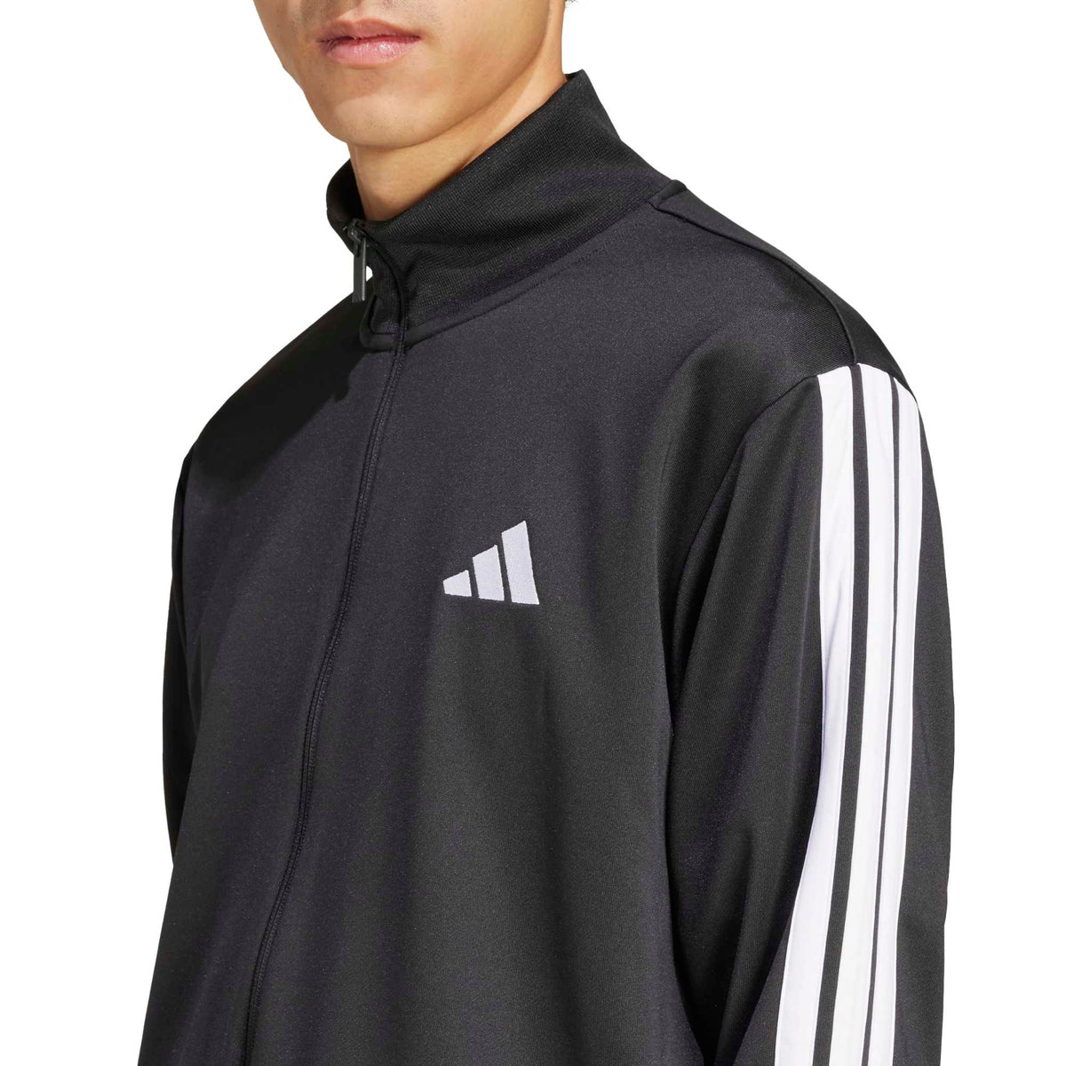 Tuta in French Terry con le 3 Strisce - Nero