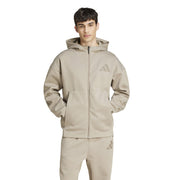 Adidas Track Jacket New Z.n.e. Full-zip Hooded Beige