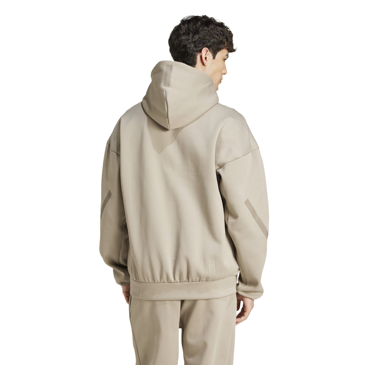 Adidas Track Jacket New Z.n.e. Full-zip Hooded Beige
