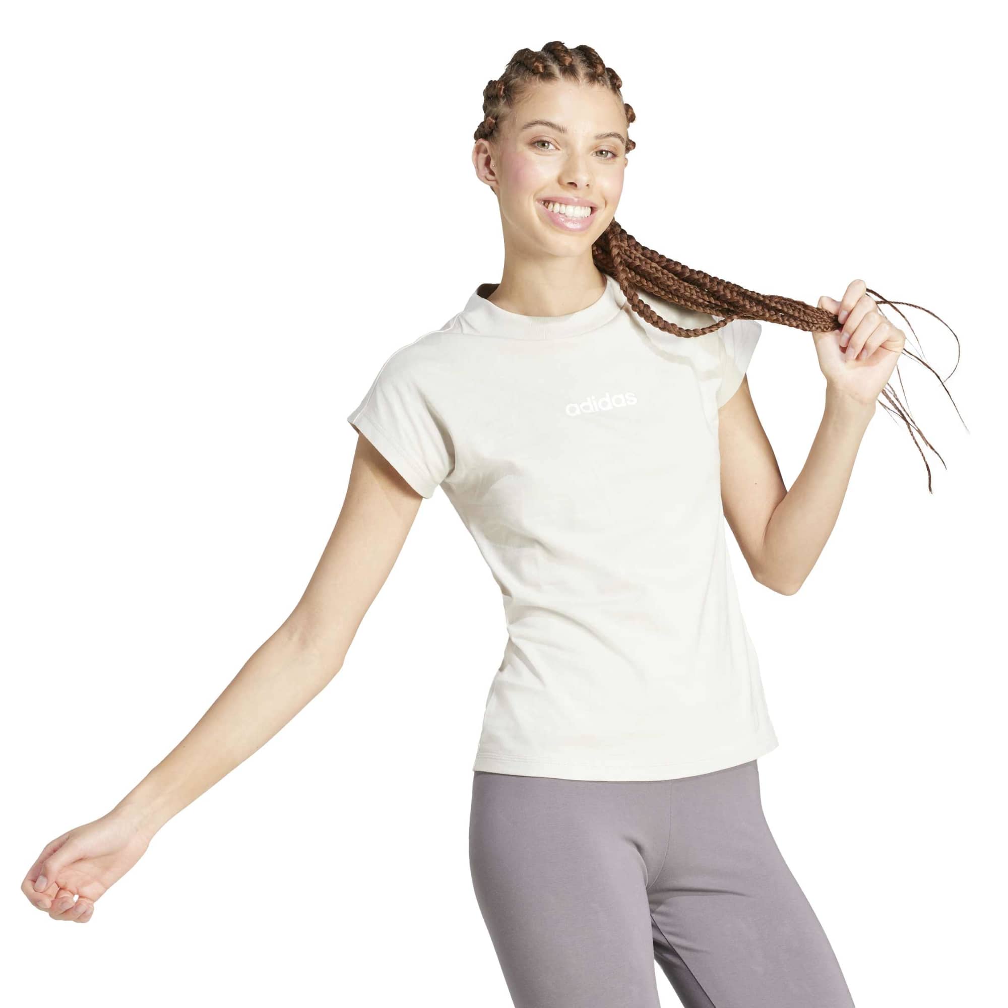 T-shirt Essentials Linear Cotton - Beige