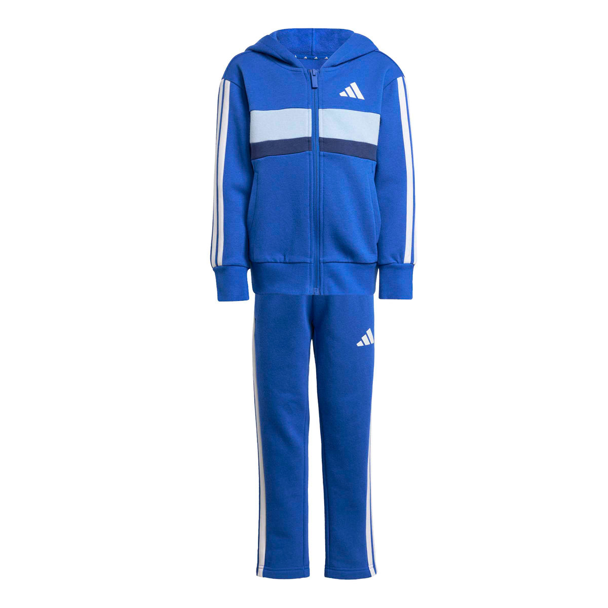 Adidas Tuta Seasonal Essentials Tiberio 3-Stripes Fleece Blu