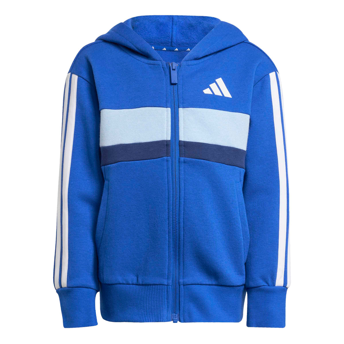 Adidas Tuta Seasonal Essentials Tiberio 3-Stripes Fleece Blu