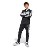 Tuta Seasonal Essentials Tiberio 3-Stripes Fleece Kids - Nero