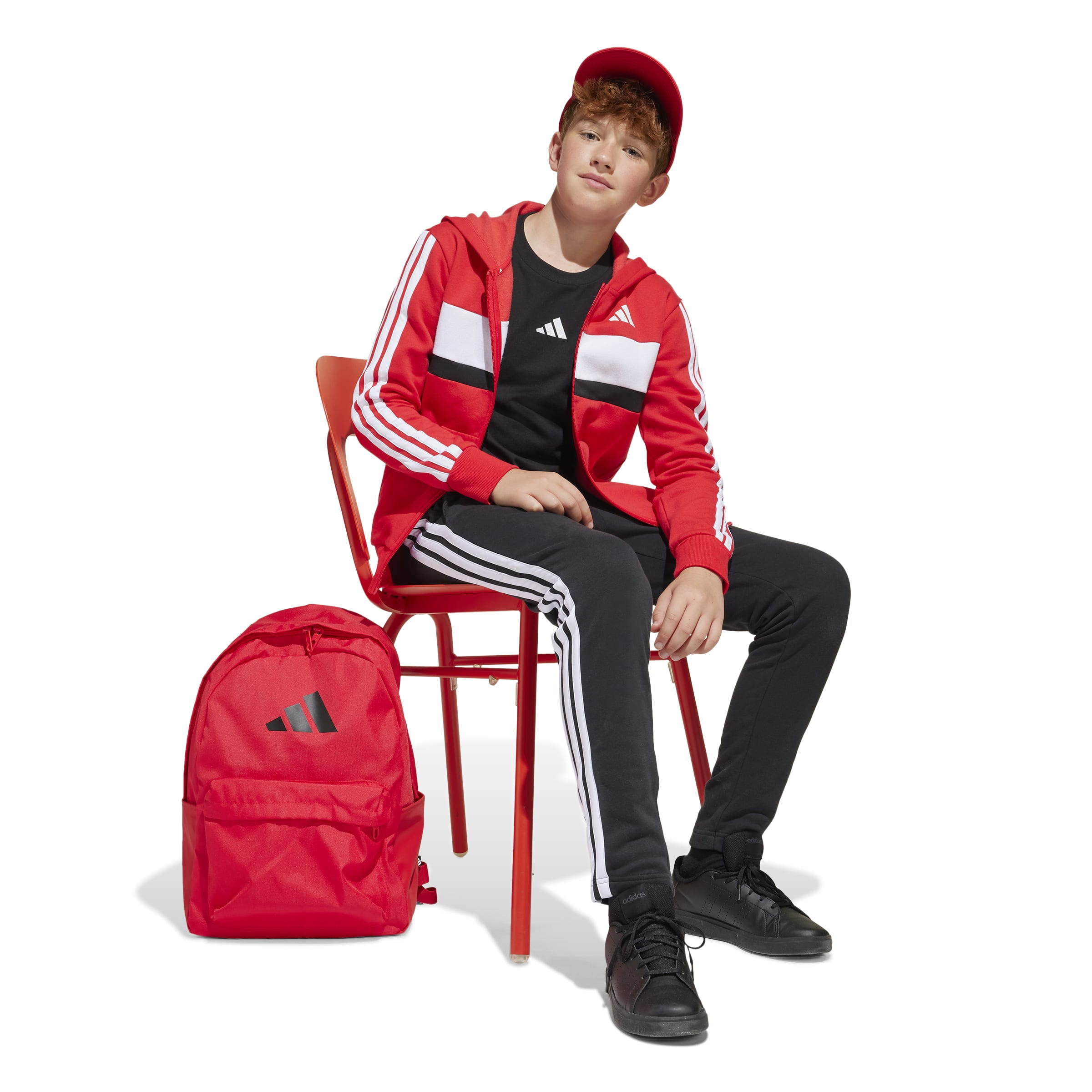 Adidas Tuta Rosso
