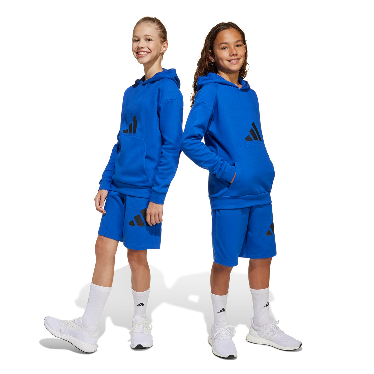 Adidas Short Future Icons Logo Above-knee Junior Blu