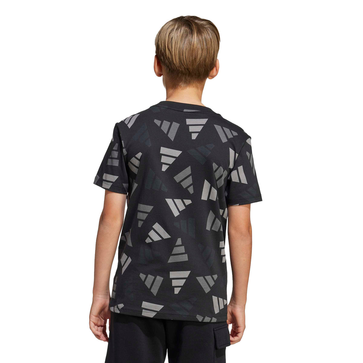 Adidas T-shirt Seasonal Essentials Logo Celebration Junior Nero