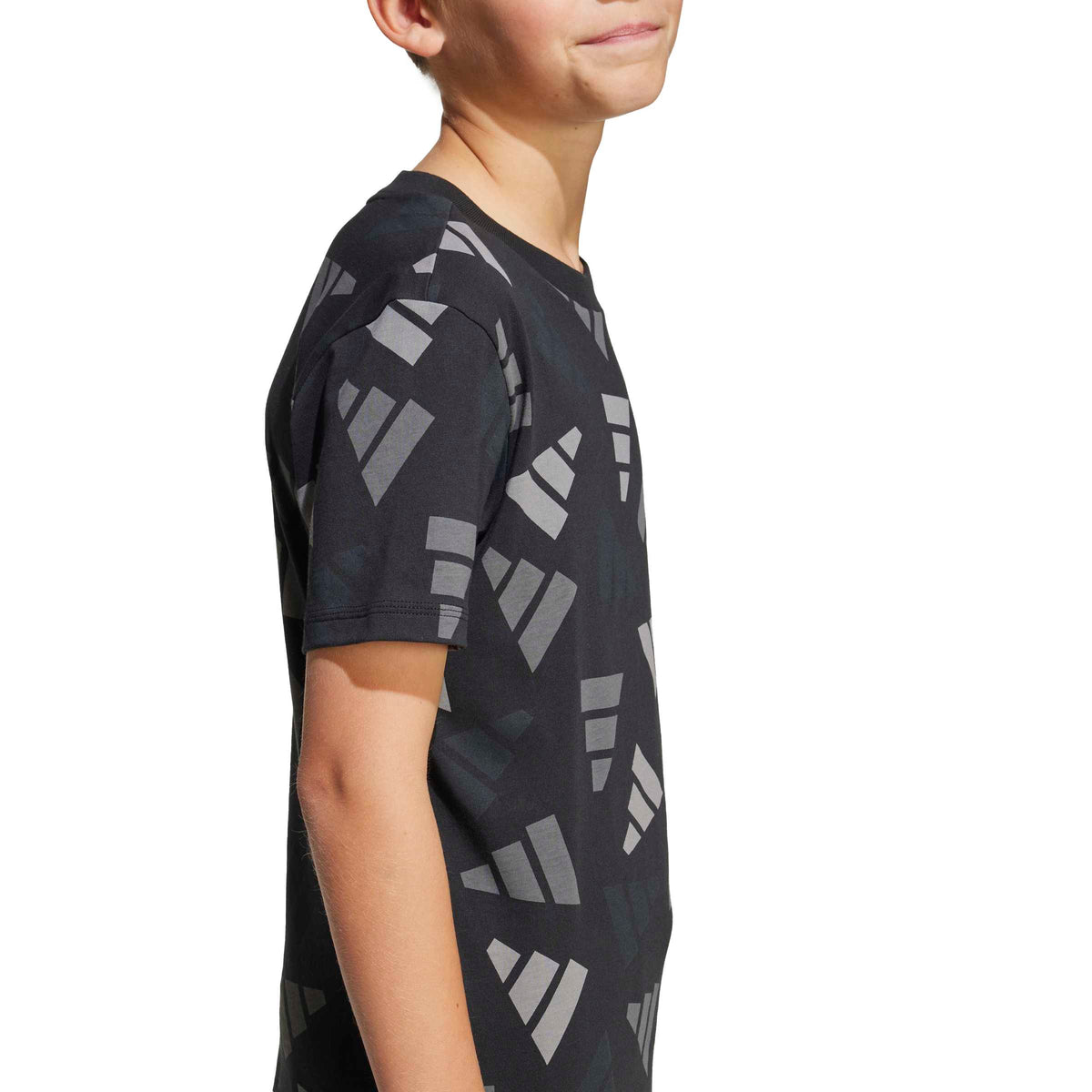 Adidas T-shirt Seasonal Essentials Logo Celebration Junior Nero