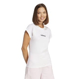 T-shirt Essentials Linear Cotton - Bianco