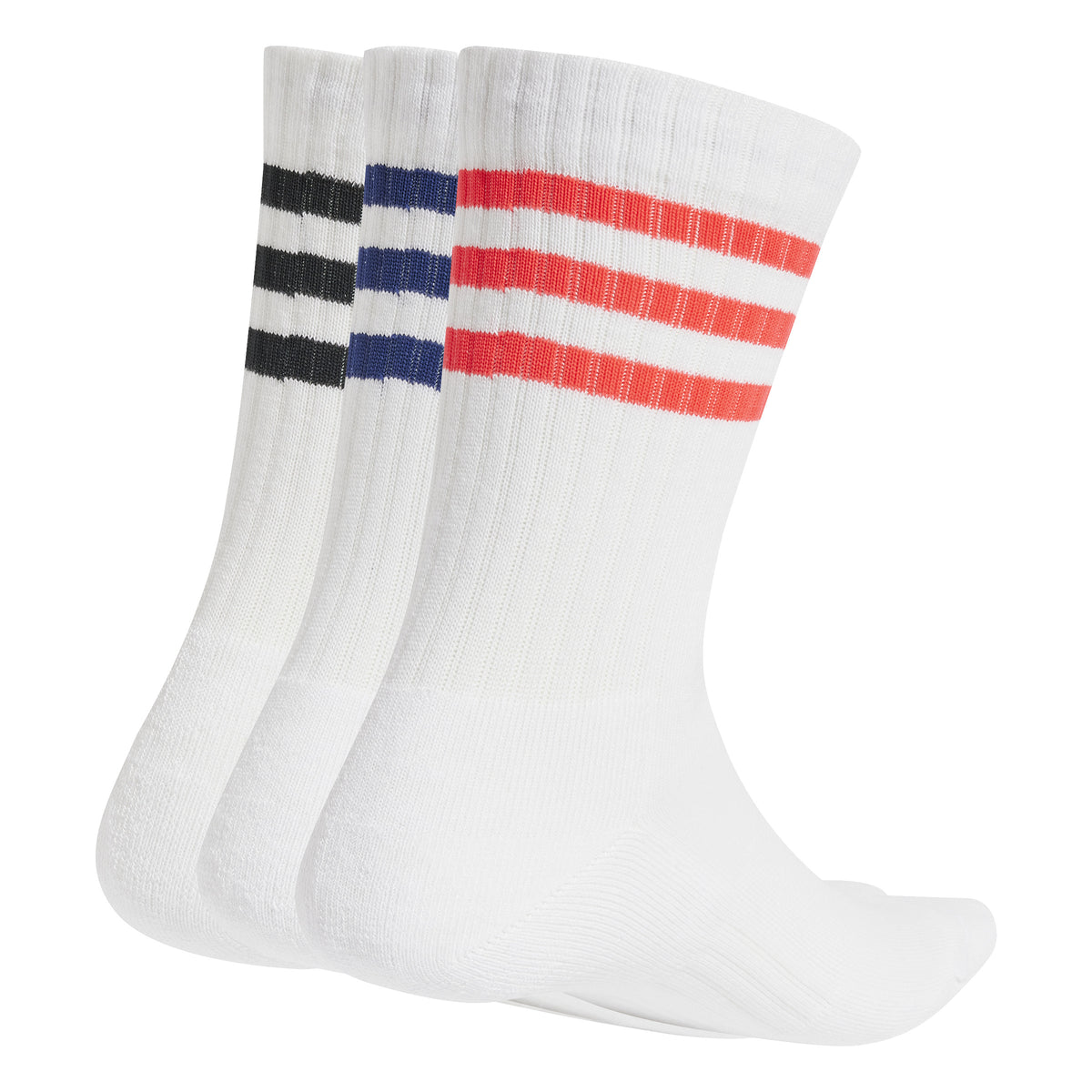Adidas Calze 3-Stripes Cushioned (3 Paia) Bianco