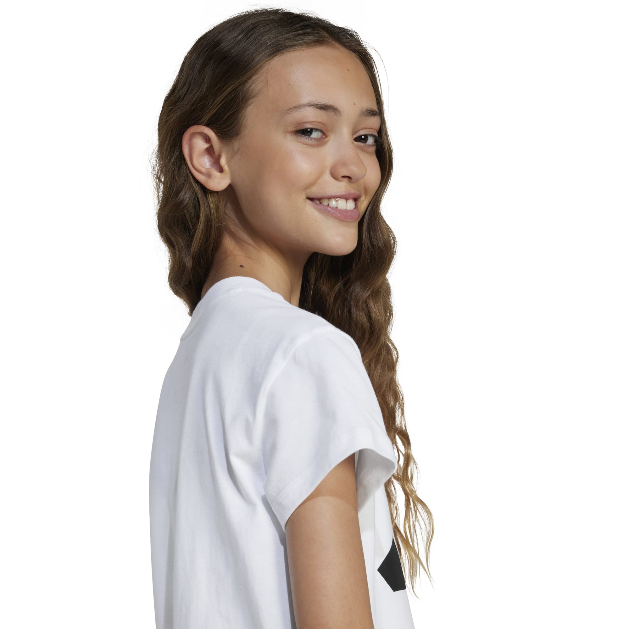 T-shirt Essentials Ragazzo - Bianco / Nero