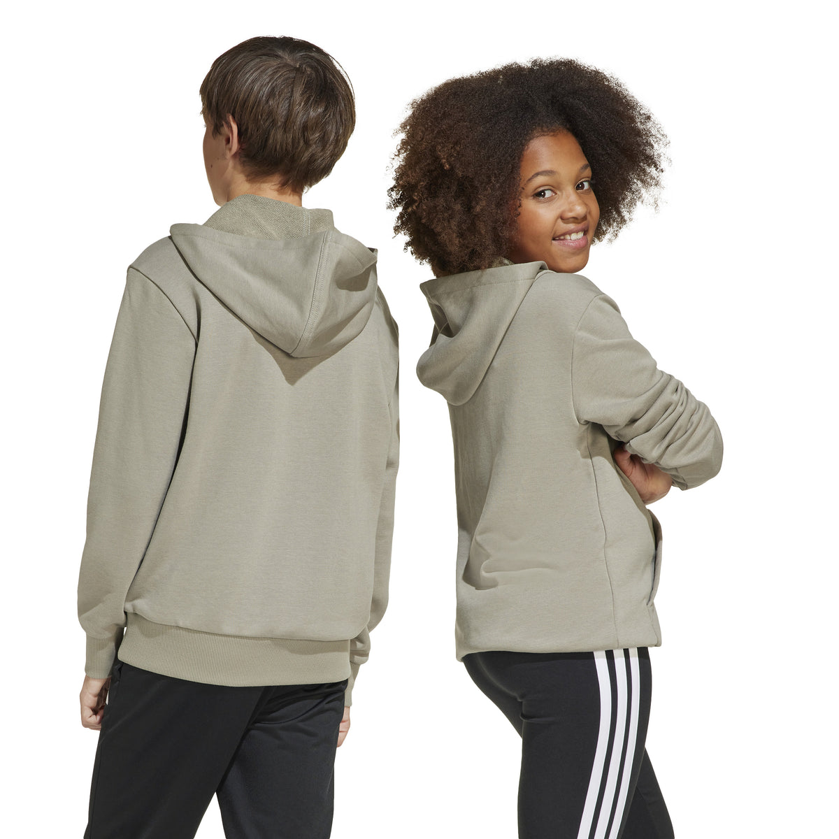 Adidas Felpa con Cappuccio Essentials Junior Beige
