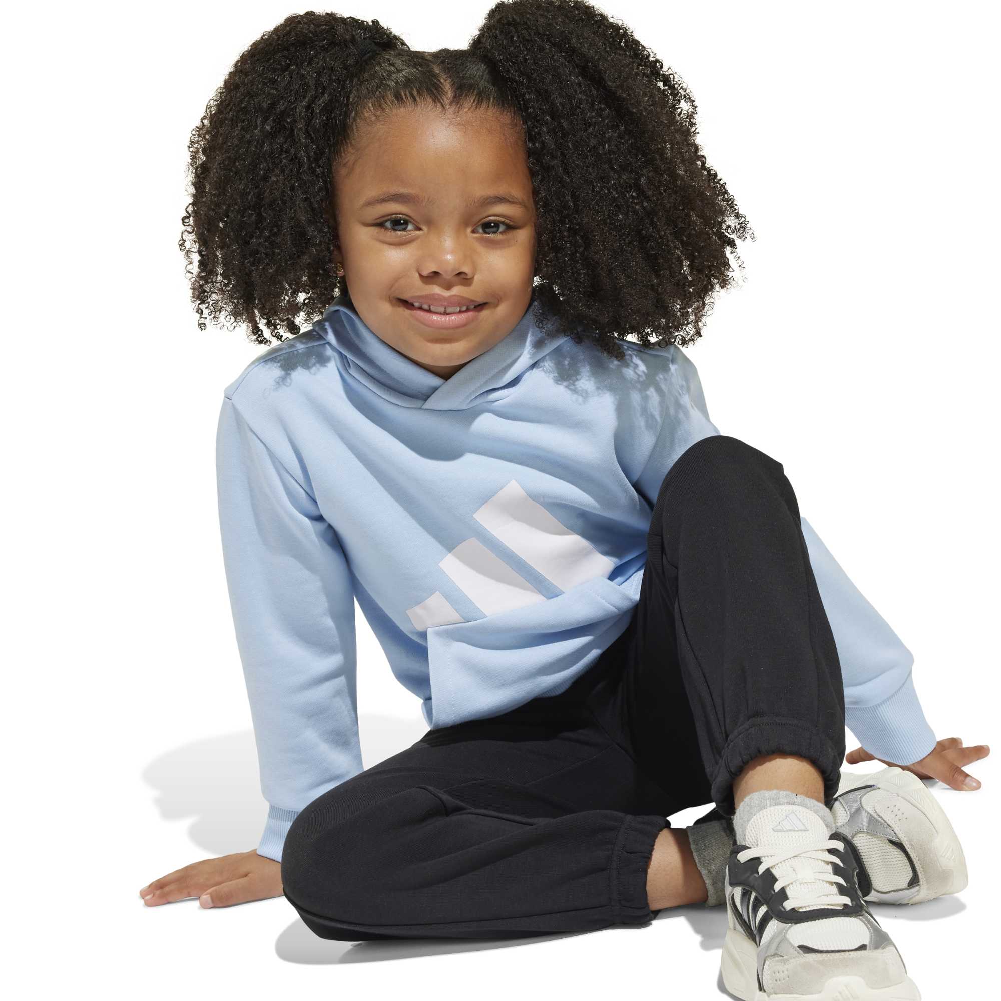 Felpa con cappuccio Essentials Kids - Blu / Bianco