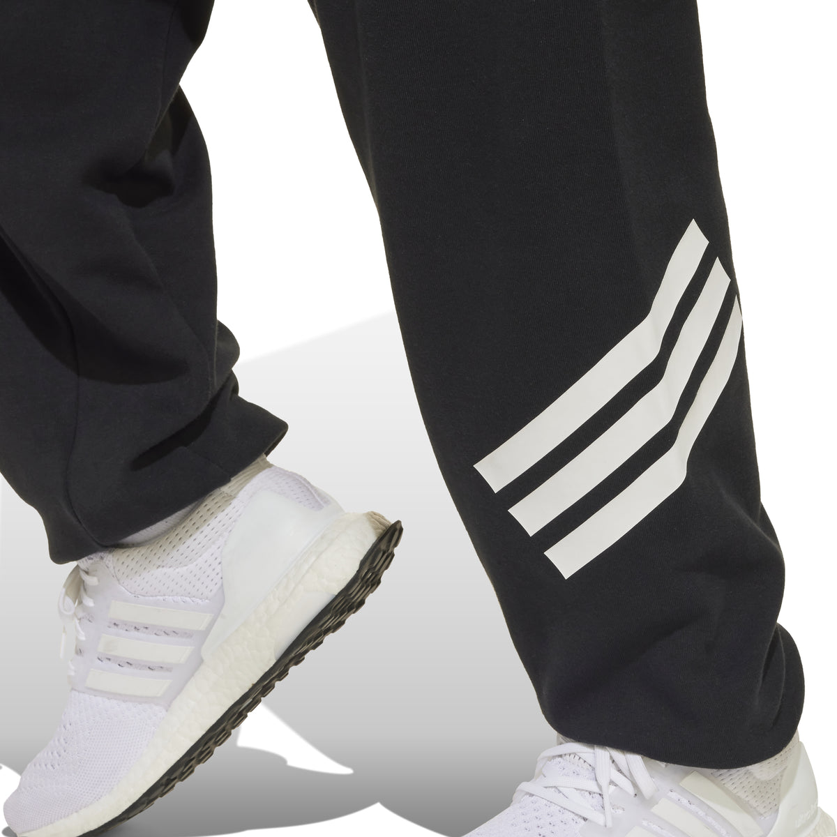 Adidas Pantaloni Future Icons 3-Stripes Wide Junior Nero