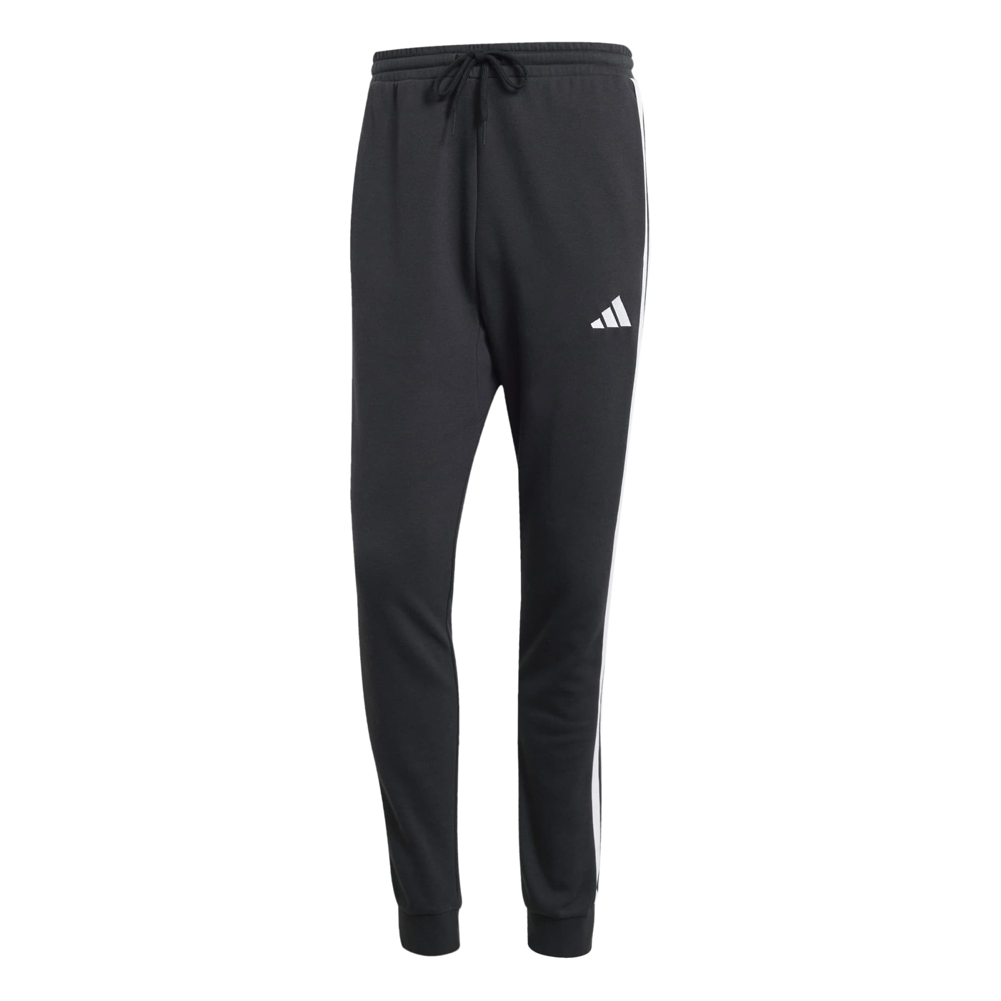 Pantaloni Essential 3-Stripes French Terry - Nero / Bianco