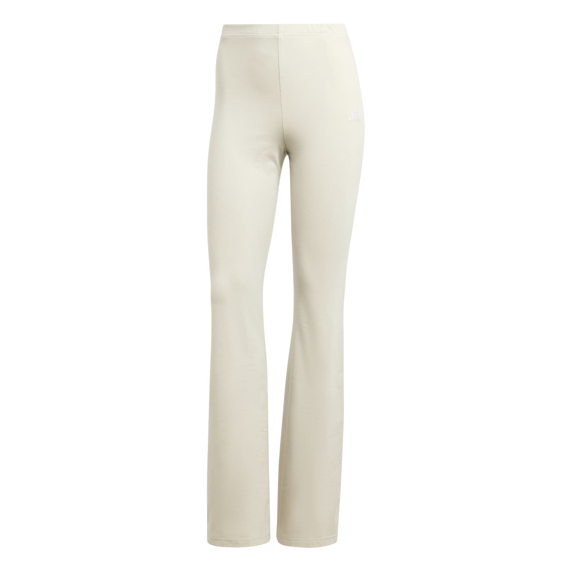 Leggings Essentials Small Logo Flared - Beige