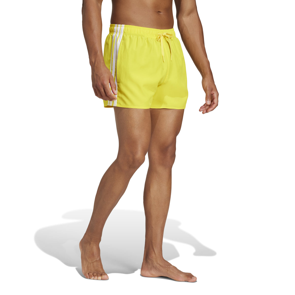 Adidas Pantaloncini da Bagno A 3 Strisce da 3 Pollici Giallo