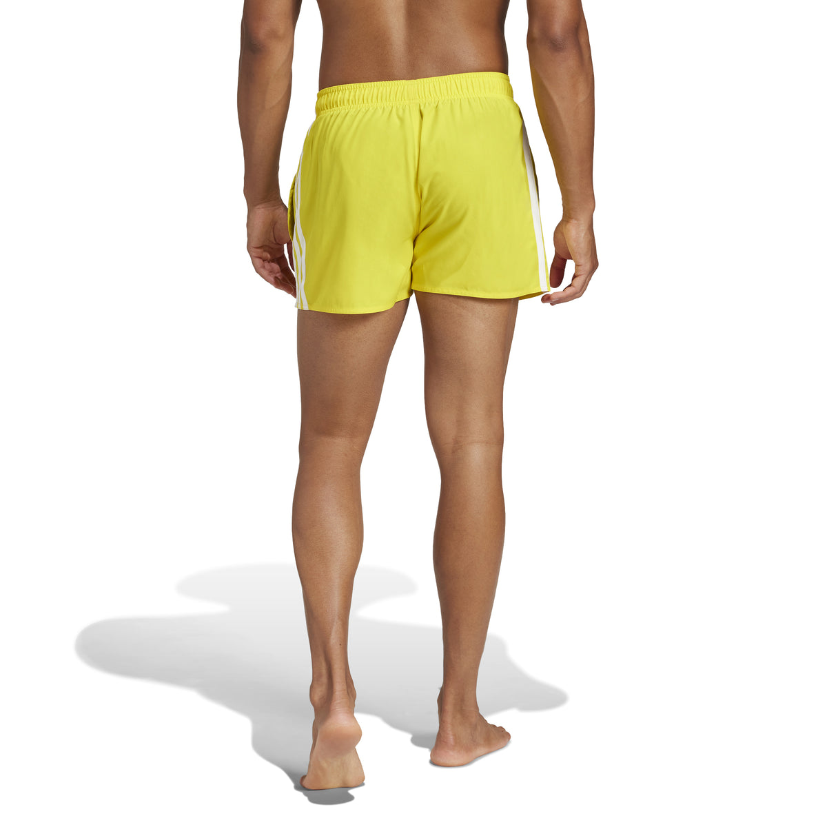 Adidas Pantaloncini da Bagno A 3 Strisce da 3 Pollici Giallo