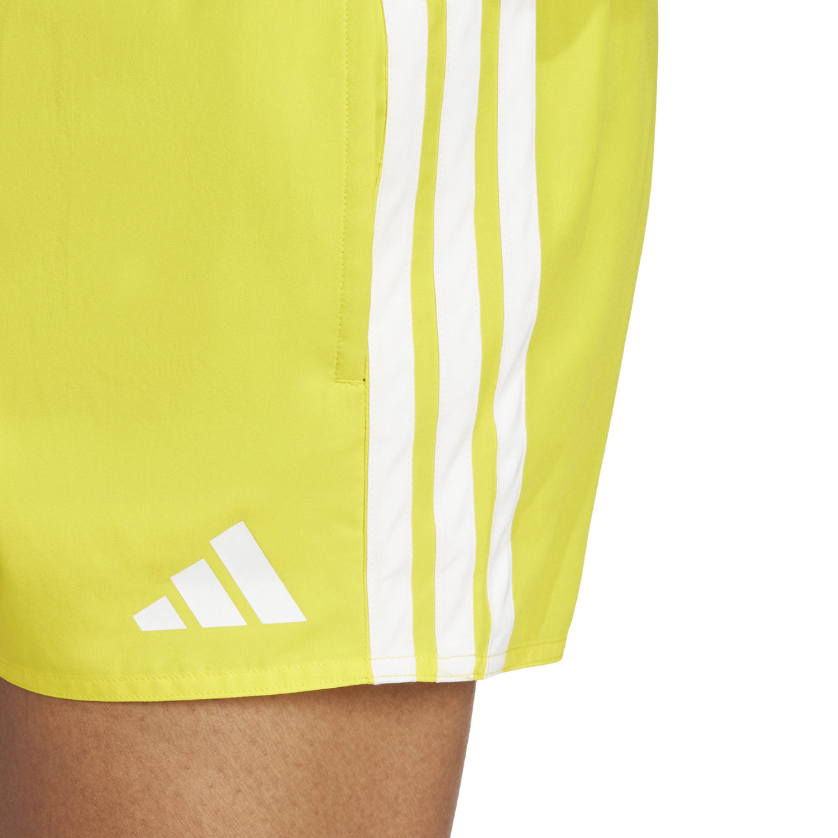 Adidas Pantaloncini da Bagno A 3 Strisce da 3 Pollici Giallo